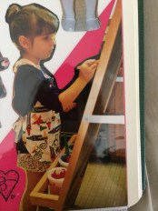 Aspiring artist at work